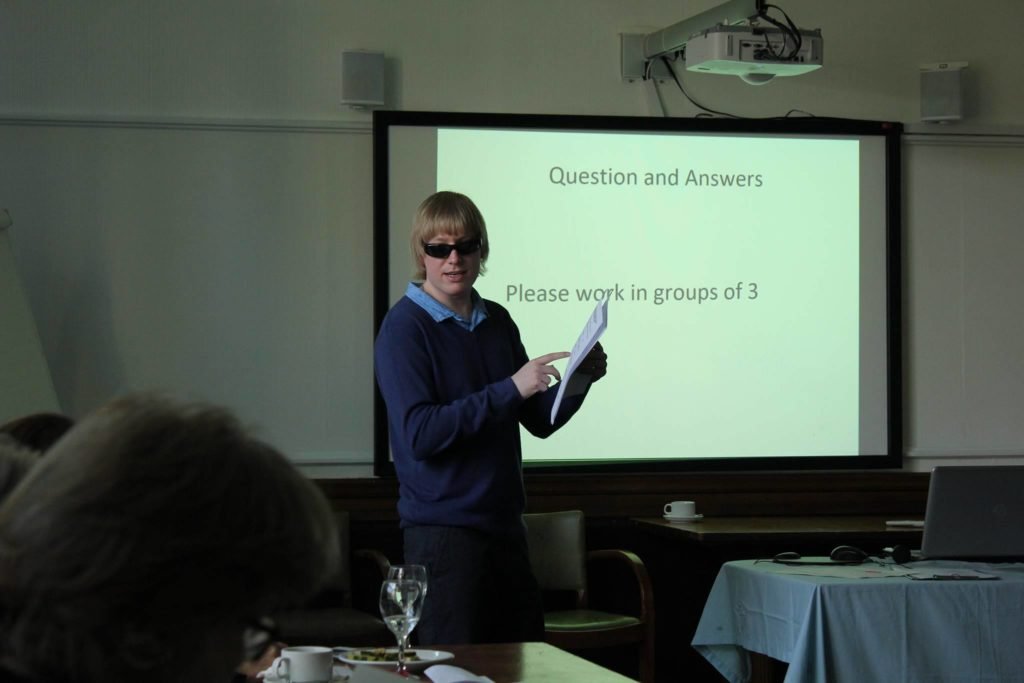 Delivering a Visual Impairment Awareness and Support Training Session 
