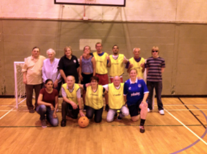 Global Music Visions and Victory Hants help with walking football